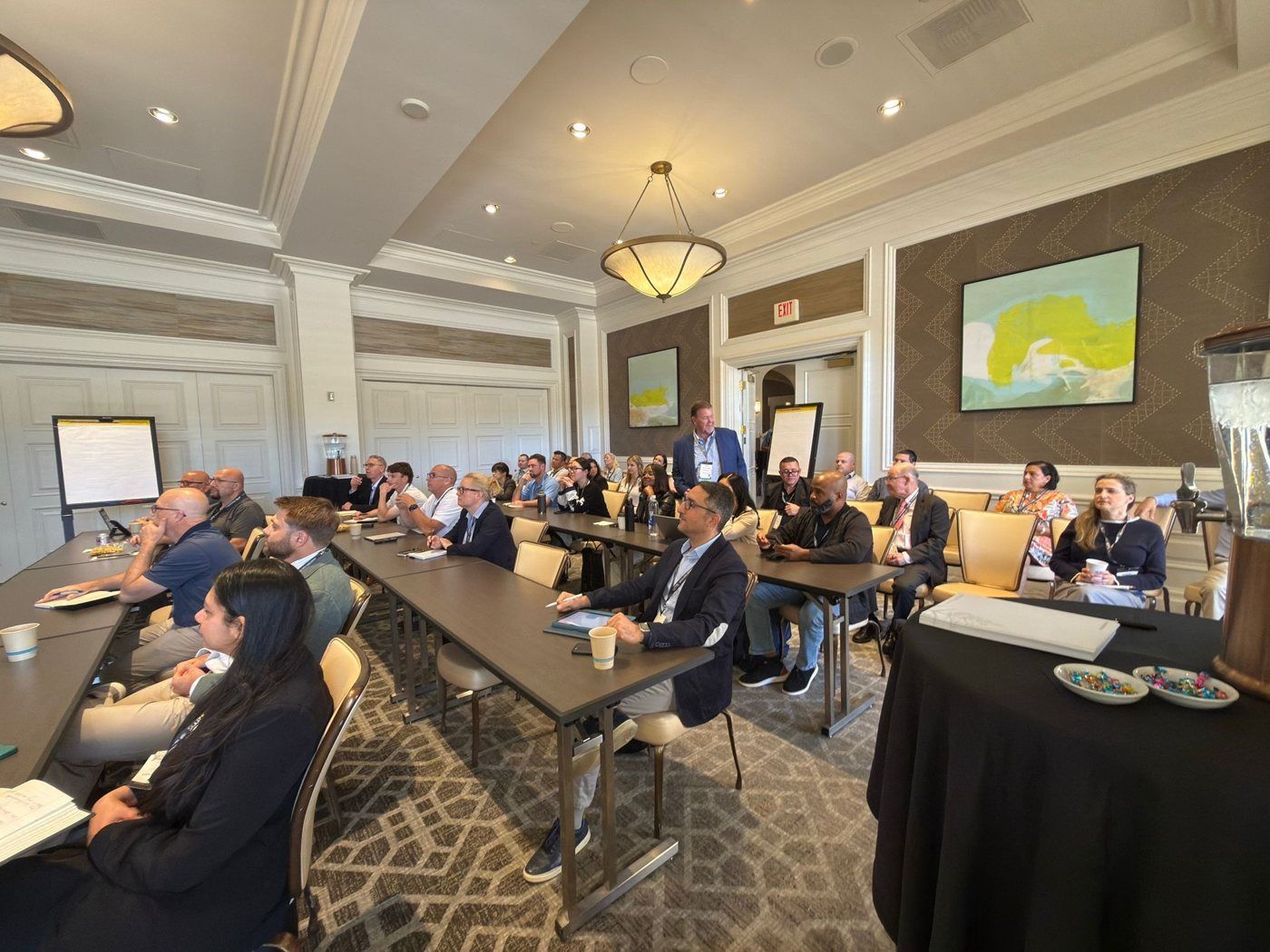 Attendees at Block Aero’s Workshop 10 on AI in the aftermarket, ASA AFRA Conference, Las Vegas